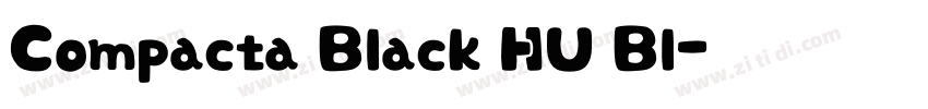 Compacta Black HU Bl字体转换